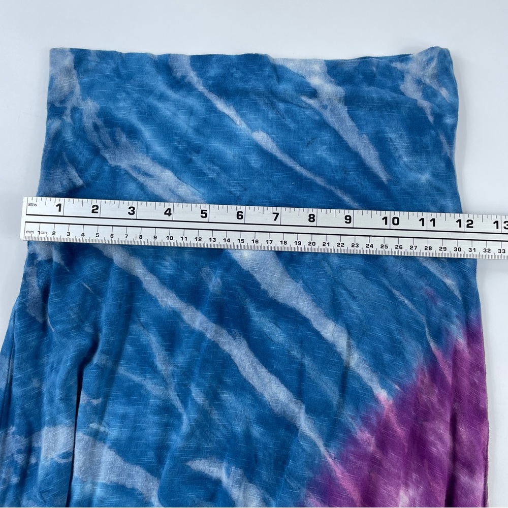 Lucky Brand Blue, Purple, and Green Maxi Skirt/Cover-Up - Picture 7 of 11